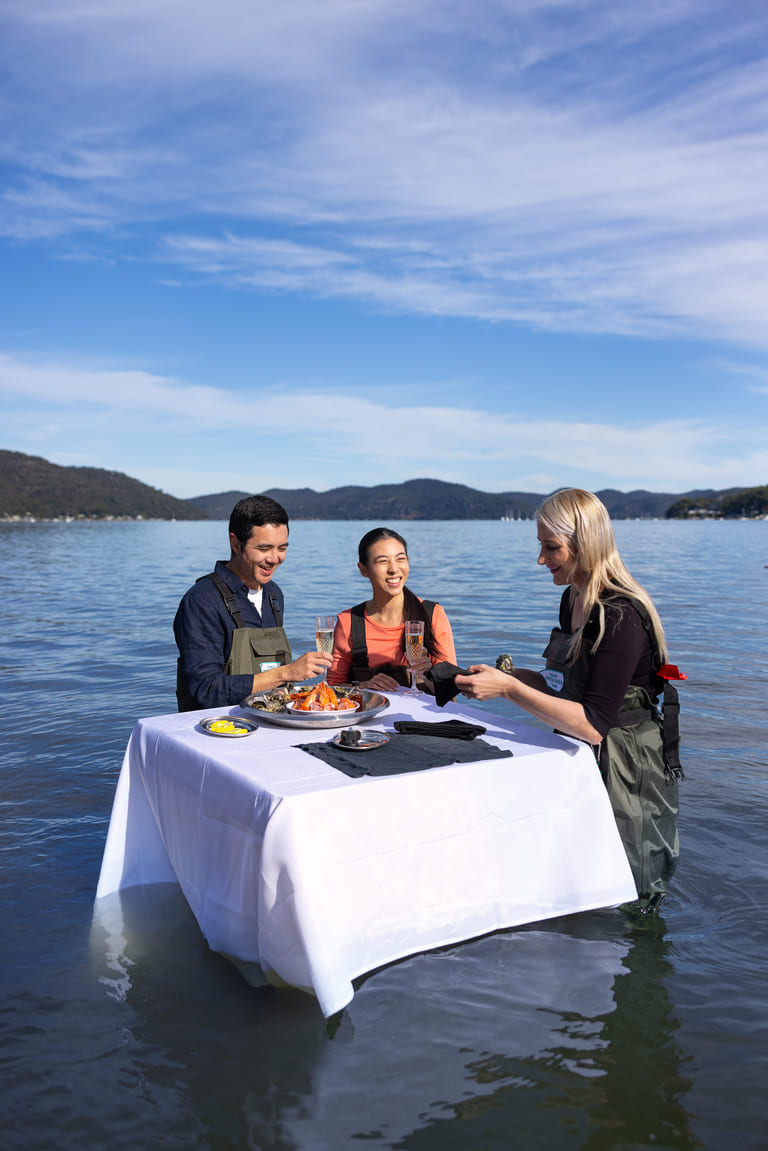 In water dining 4